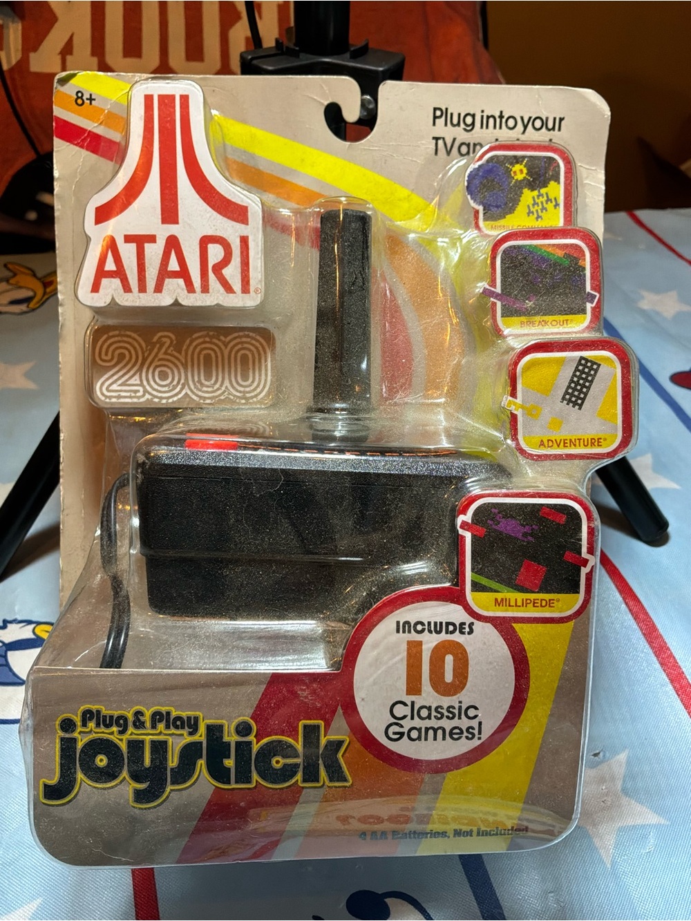 Atari 2600 plug & play 10 in 1 classic games joystick 2017-NEW